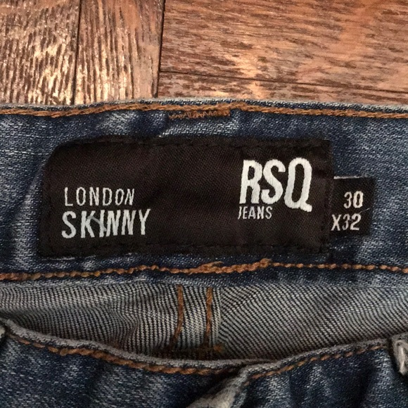 Men’s RSQ London Skinny Jeans- Size 30x32 - Picture 2 of 3